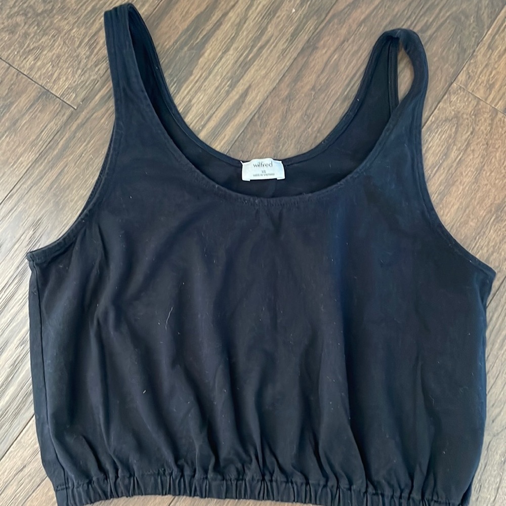 Aritiza Black Crop Top
